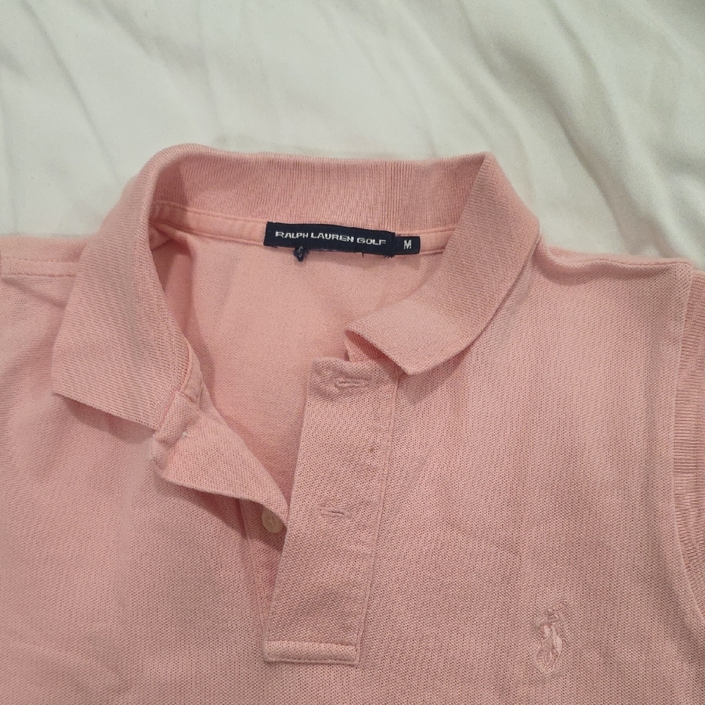 Ralph Lauren Light Pink Polo Shirt for Men
